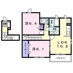 ボヌールエスパスⅢ番館の物件間取画像